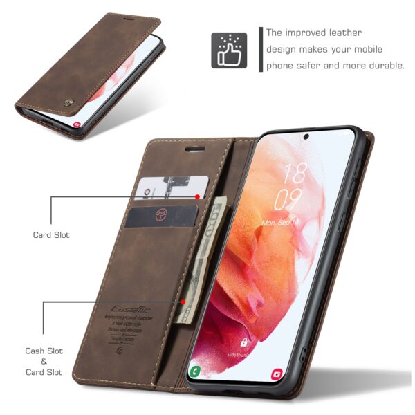 Samsung - Klappetui CaseMe 013 Braun – Bild 5