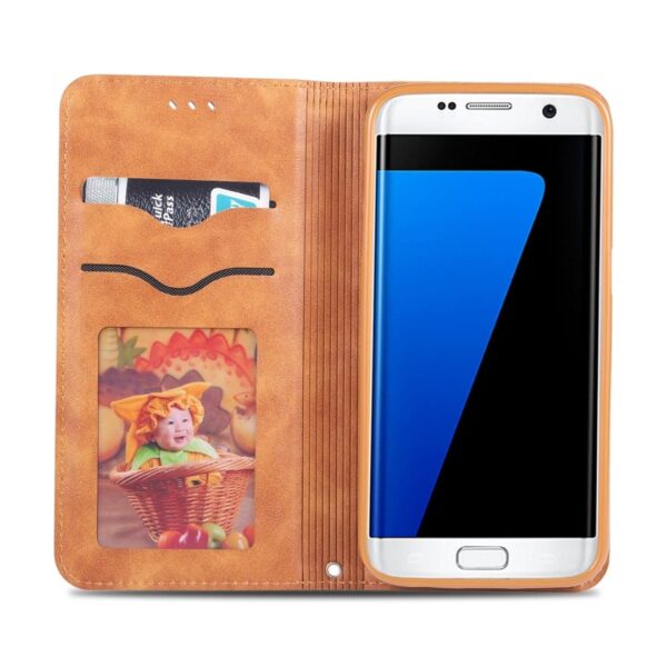 Samsung - Klappetui Beige/Braun – Bild 2
