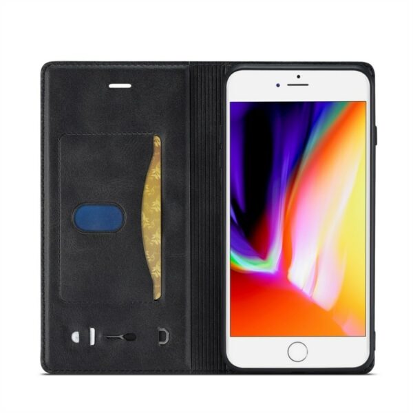 LC.IMEEKE iPhone - Klappetui Schwarz – Bild 3