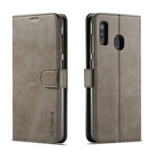 Samsung - A LC.IMEEKE Calf Klappetui Grau