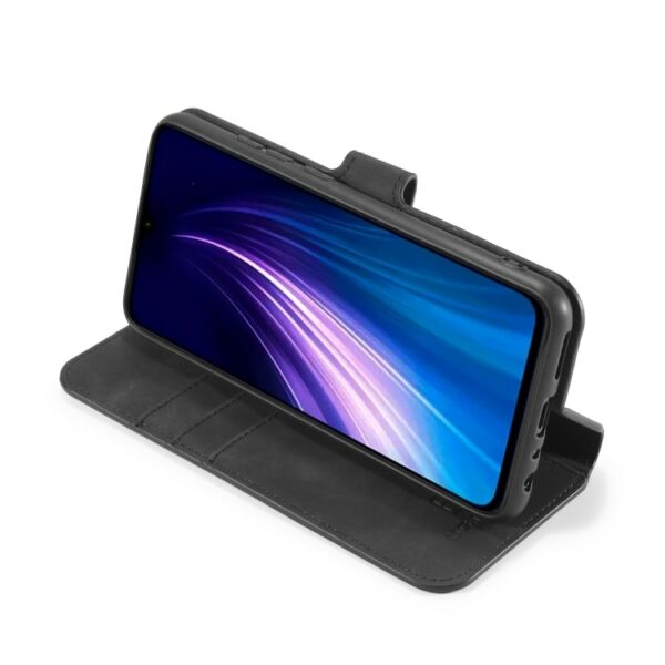 DG.MING Retro Xiaomi Samsung Galaxy S- Klappetui Schwarz – Bild 3