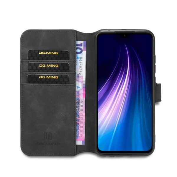 DG.MING Retro Xiaomi Samsung Galaxy S- Klappetui Schwarz – Bild 4
