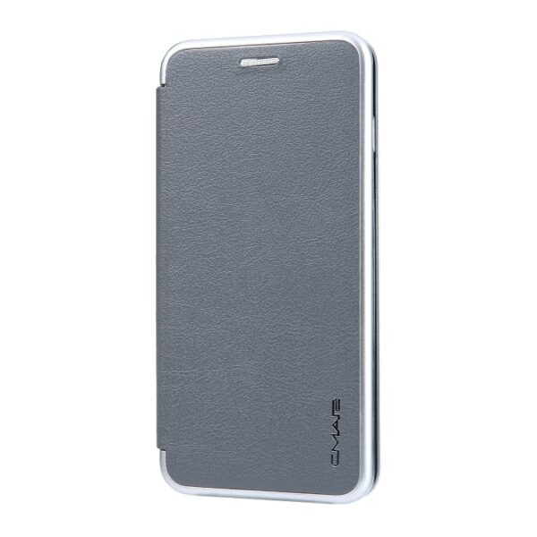iPhone - Samsung - Klappetui Slim Grau