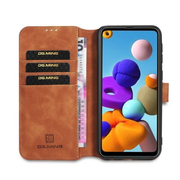 DG.MING Retro Samsung Galaxy S- Klappetui Braun – Bild 3