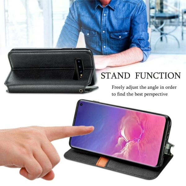 iPhone - Samsung - Klappetui Schwarz – Bild 3
