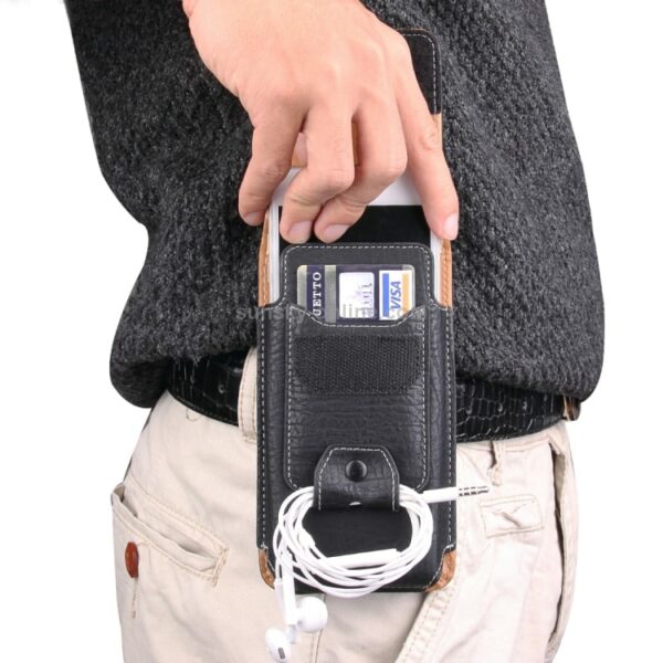 Universal Handytasche Schwarz – Bild 7