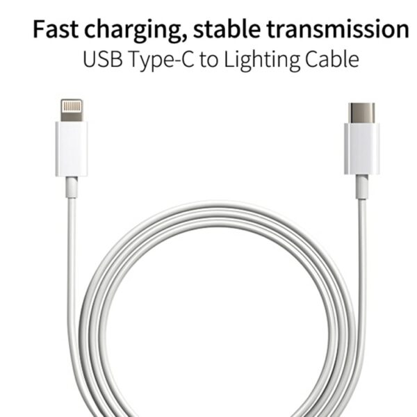 iPhone – Netzladegerät 18 Watt Type-C + lightning Kabel – Bild 3