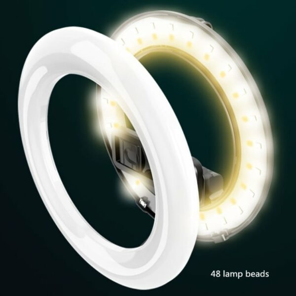 Ringlicht LED/Selfiestick Bluetooth - 13 cm – Bild 8
