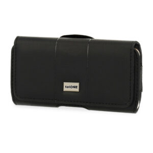 Universal Handytasche Leder Schwarz