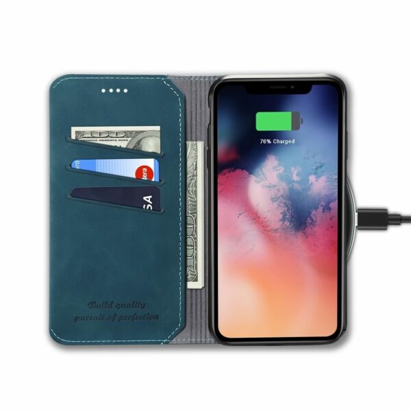 iPhone - Klappetui Grün – Bild 3