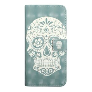 Huawei - Samsung - Klappetui Totenkopf
