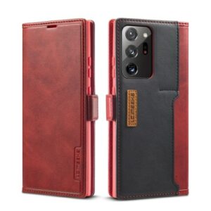 LC.IMEEKE Samsung - Klappetui Rot/Schwarz