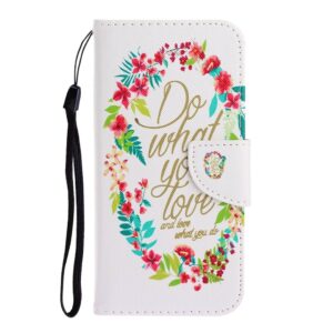 iPhone - Klappetui Blumen