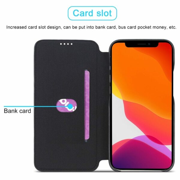 iPhone - Samsung - Klappetui Schwarz – Bild 3
