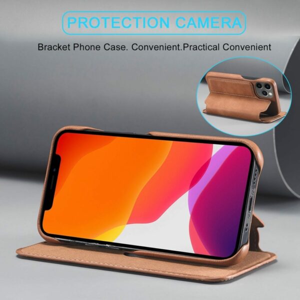 iPhone - Klappetui Braun – Bild 4