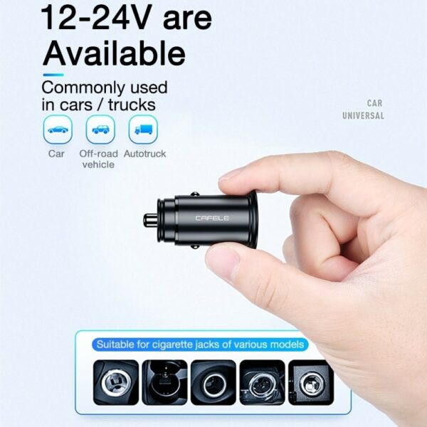 CAFELE Autoladegerät USB Typ-C 30W PD3.0 – Bild 4