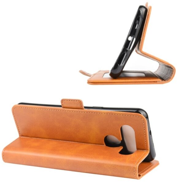 LG - Klappetui Braun/Beige – Bild 3