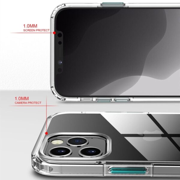 iPhone - Schutzhülle transparent/Schwarz – Bild 2