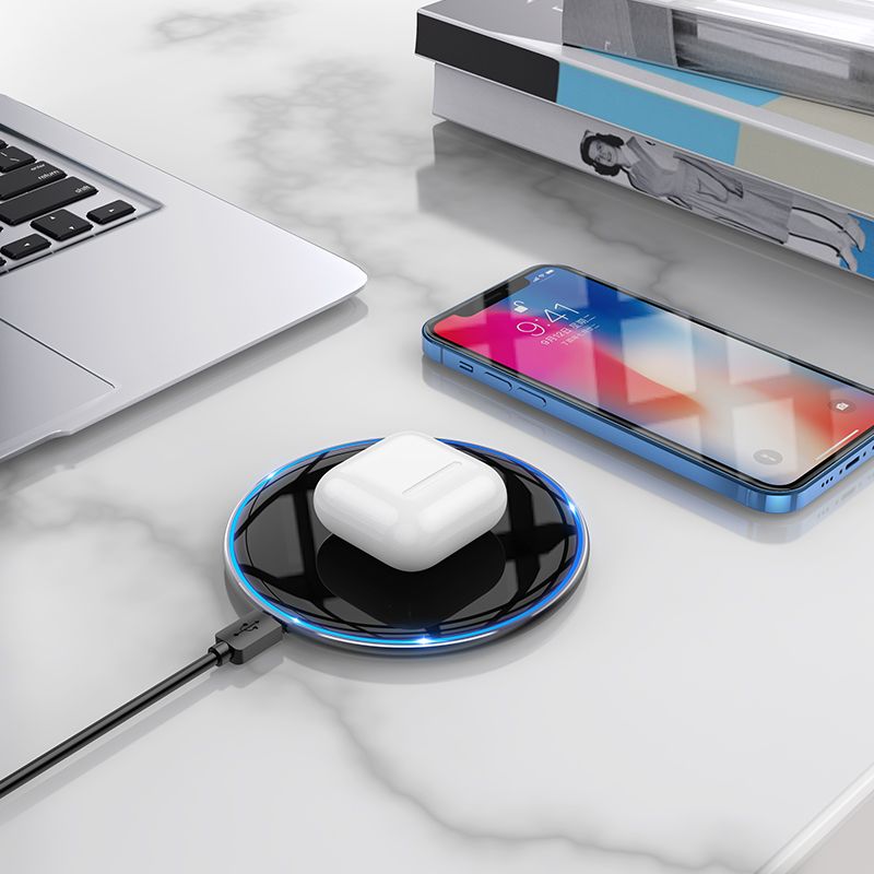 Wireless Charger 15W Magsafe CW6 PRO mit LED Schwarz – Bild 2