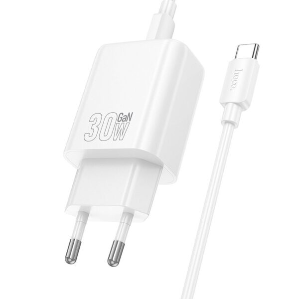 HOCO Netzladegerät + USB Typ-C Kabel 30W – Bild 4