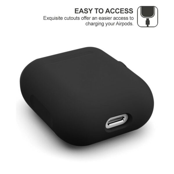 Apple Airpod 1./2. Generation - Case Schwarz – Bild 2