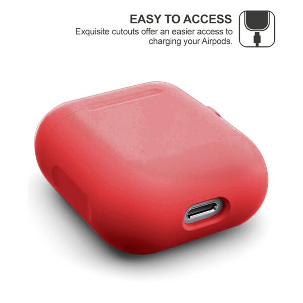 Apple Airpod 1./2. Generation - Case Rot – Bild 2