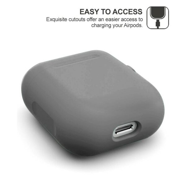 Apple Airpod 1./2. Generation - Case Grau – Bild 2