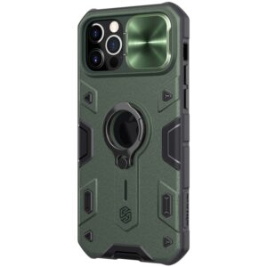 NILLKIN iPhone Schutzhülle mit Ring Armor Grün
