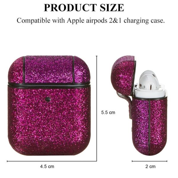 Apple Airpod 1./2. Generation - Case Glitzer – Bild 2