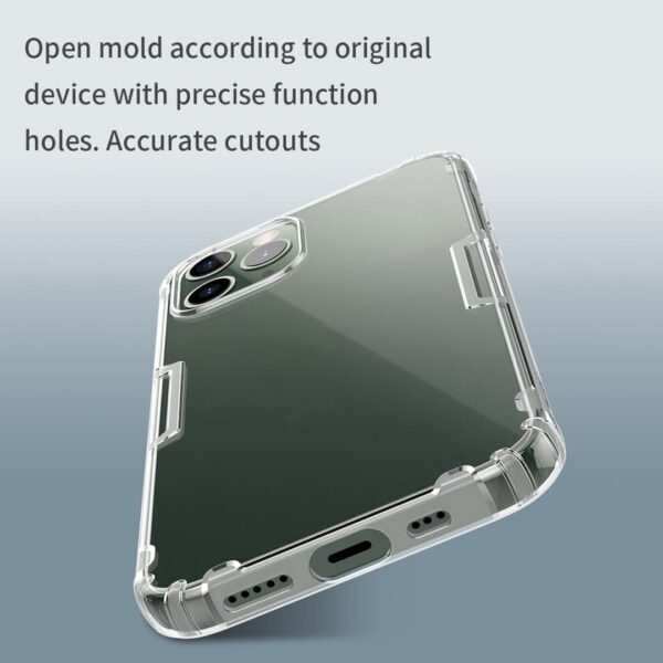 iPhone - NILLKIN Schutzhülle Schwarz/transparent – Bild 3