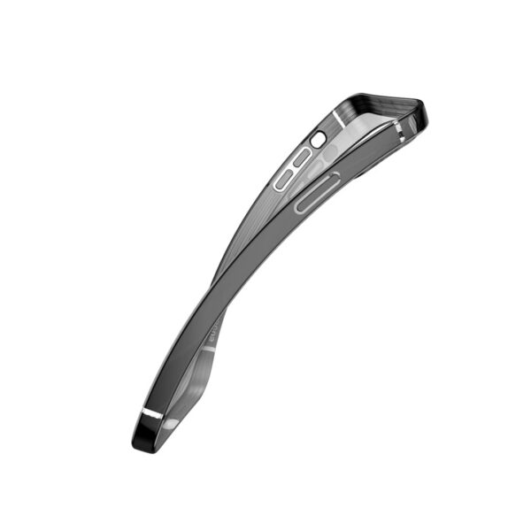 BASEUS - iPhone Schutzhülle transparent/Schwarz – Bild 4