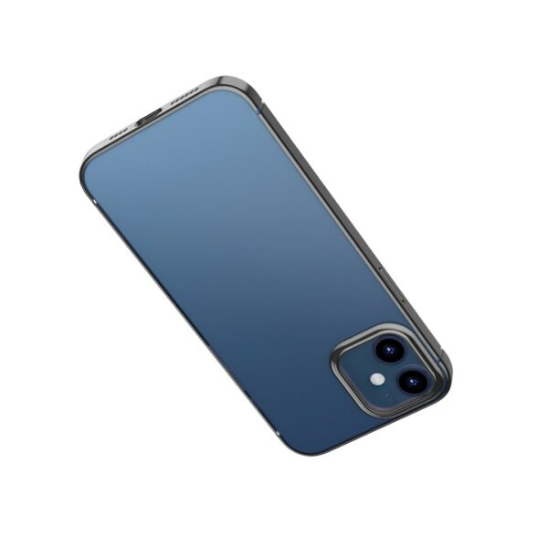 BASEUS - iPhone Schutzhülle transparent/Schwarz – Bild 5