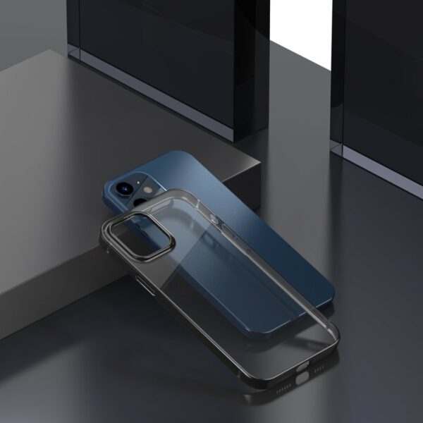 BASEUS - iPhone Schutzhülle transparent/Schwarz – Bild 6