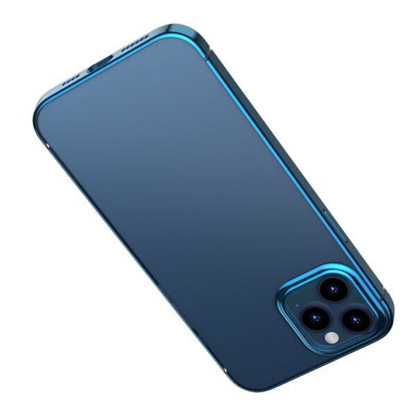 BASEUS - iPhone Schutzhülle transparent/Blau – Bild 3