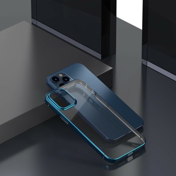 BASEUS - iPhone Schutzhülle transparent/Blau – Bild 6