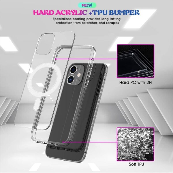 iPhone - Magsafe Schutzhülle Transparent – Bild 2