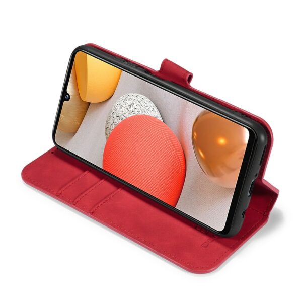 DG.MING Retro Samsung Galaxy S- Klappetui Rot – Bild 3