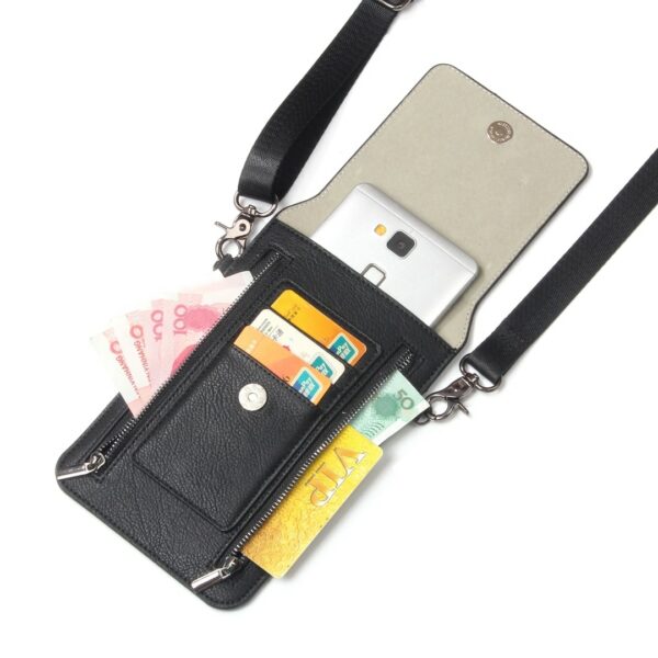 Universal Handytasche Schwarz 6,4 Zoll – Bild 3