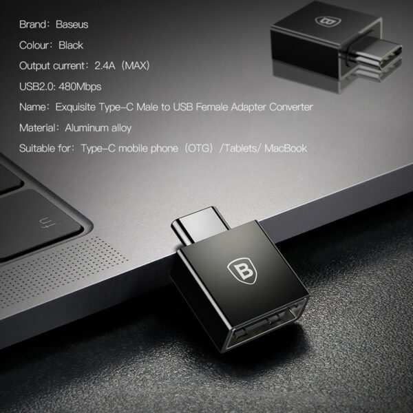 Baseus Adapter USB Typ-C OTG – Bild 4