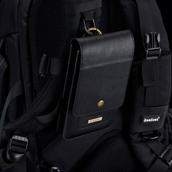 Universal Leder Handytasche Schwarz – Bild 5