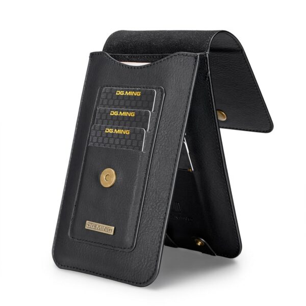 Universal Leder Handytasche Schwarz – Bild 3