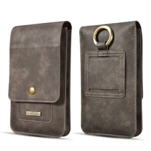 Universal Leder Handytasche Grau