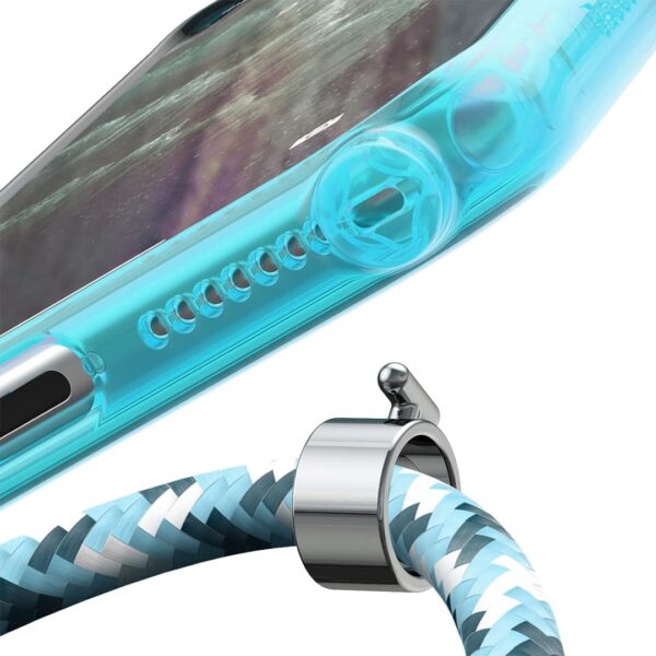 iPhone - Schutzhülle transparent/Blau – Bild 4