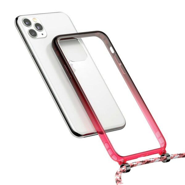 iPhone - Schutzhülle transparent/Rot – Bild 3