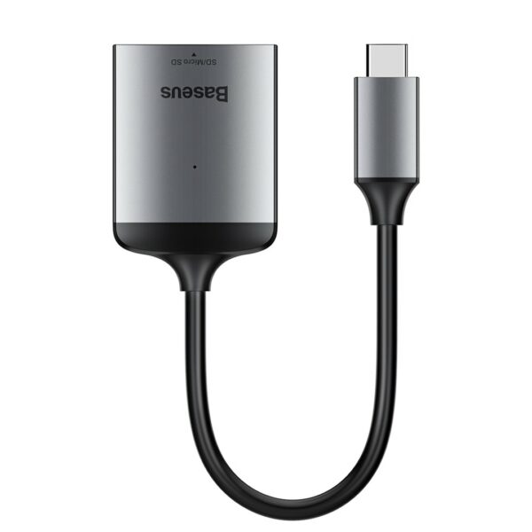 BASEUS - Adapter CAHUB-P0G USB-C / Type-C to SD / TF Card Reader