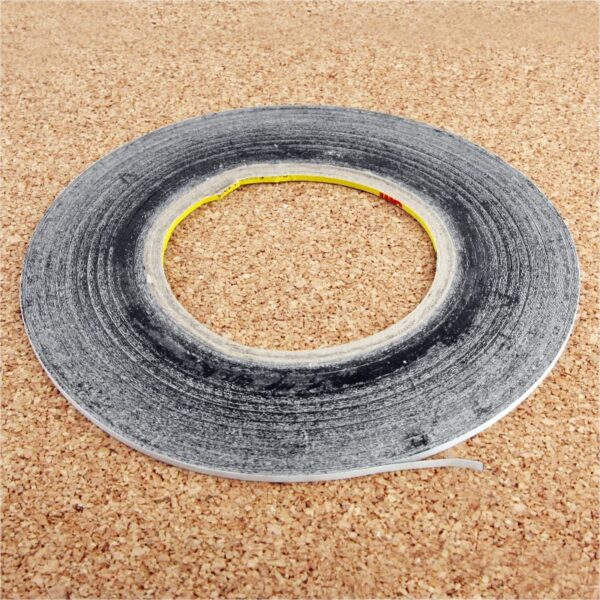 Doppelseitiges 3M Klebeband - 3mm 50m Schwarz – Bild 2