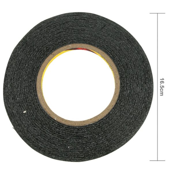 Doppelseitiges 3M Klebeband - 3mm 50m Schwarz