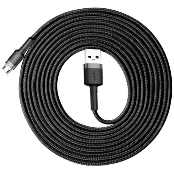 Baseus - Micro Ladekabel 2A 3m – Bild 2