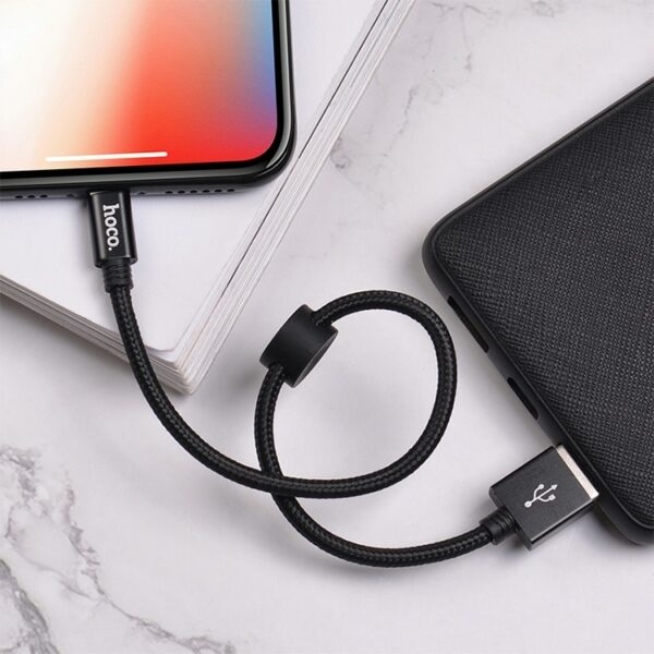 HOCO - Ladekabel Lightning USB Datenkabel X35 25cm – Bild 3