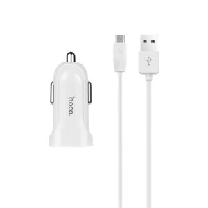 HOCO - iPhone Kfz Ladegerät mit Kabel